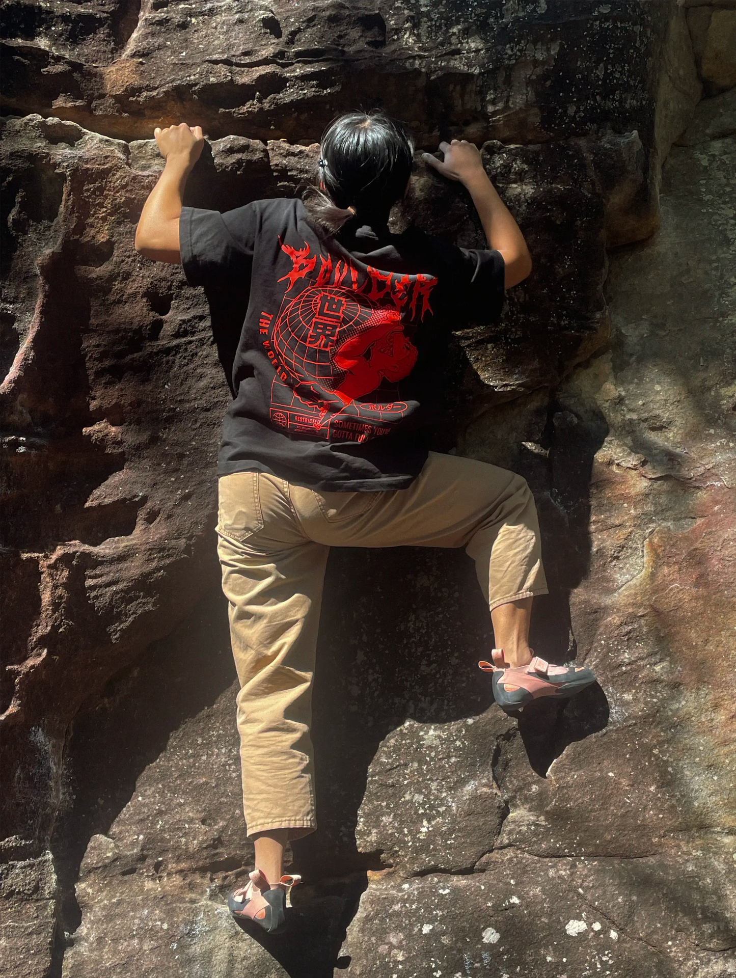 Boulder the World Oversized Tee Shirt