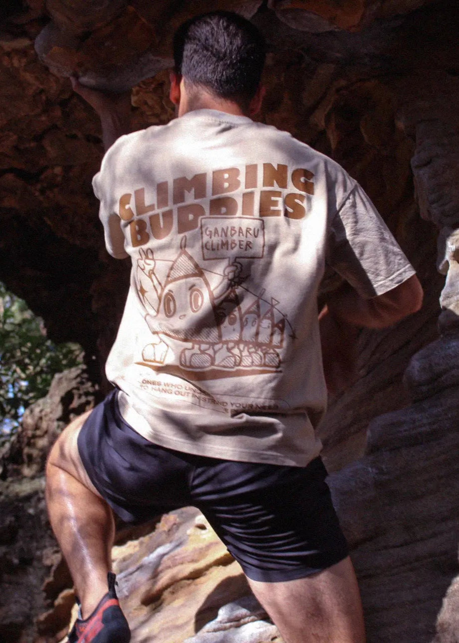 Climbing Buddies Oversized Tee Shirt