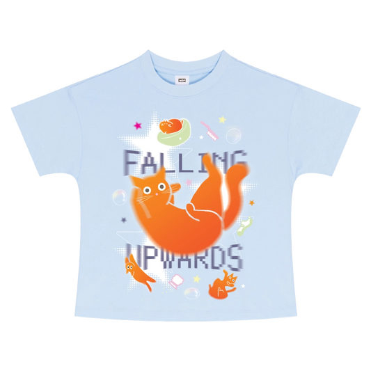 Falling Upwards Baby Tee - Blue