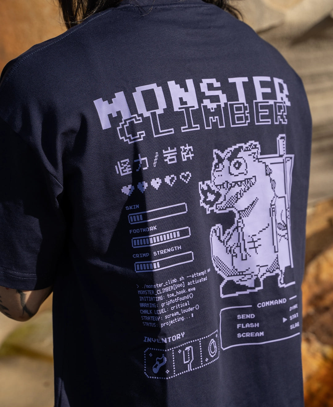 Monster Climber Oversized Tee Shirt