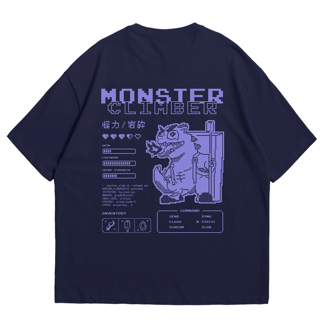 Monster Climber Oversized Tee Shirt