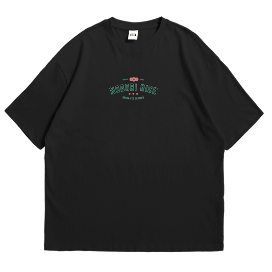 Nobori Rice Shirt Black Oversized Tee Shirt