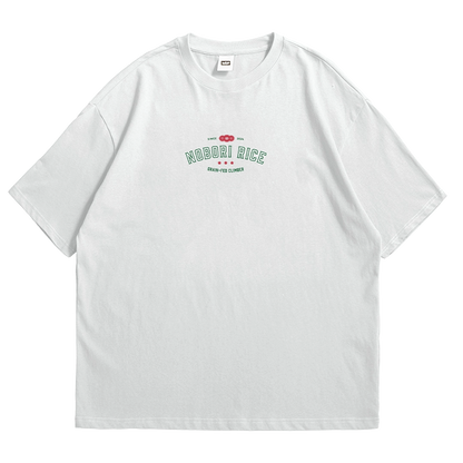 Nobori Rice White Oversized Tee Shirt