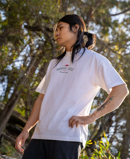 Nobori Rice White Oversized Tee Shirt